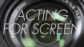 Acting For Screen Masterclass with the National Youth Theatre