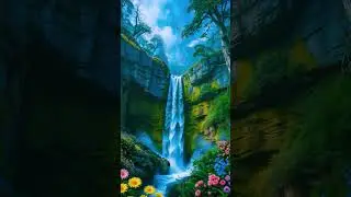 Soothing Flute by a Waterfall &ndash; 2 Minutes of Peaceful Escape