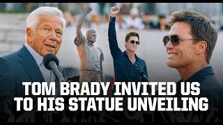 Behind The Scenes At Tom Brady’s Statue Unveiling!