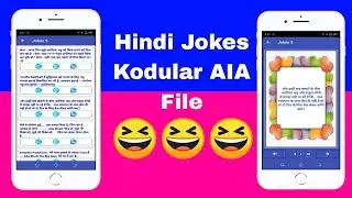 How to Create Jokes App without Coding | Kodular AIA Download Tach Babu