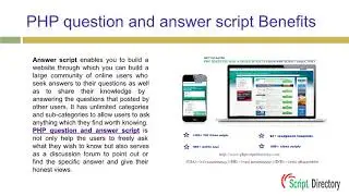 Get top rated Answer clone | PHP question and answer scripts from PHP Script Directory