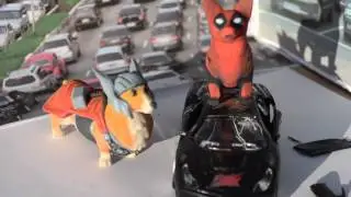 Deadpool Corgi (3D printed figurine)