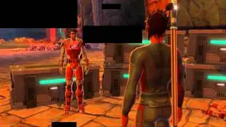 Star Wars: the Old Republic - Beta Gameplay beginning zone with sith warrior 1080p