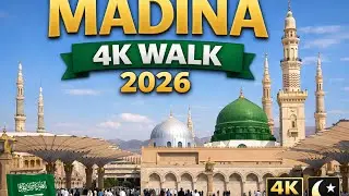 	Madina Sharif 4K Walking Tour 2026 | Calm & Peaceful City Walk 