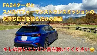 【レヴォーグ2.4Lターボ】FA24ターボとスバルパフォーマンストランスミッションの気持ち良さを語る❗️