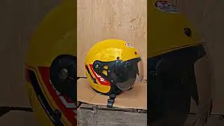 Helm Honda Gank Scoop Yellow #helm #helmet #helmets #honda #hondahelmet