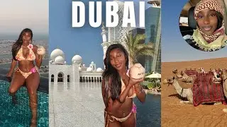 ВПЕРВЫЕ В ДУБАЕ 🇦🇪 | Большая мечеть, катание на верблюдах, бассейн Sky Pool, прогулка на яхте, ту...