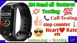 M4 fitness smartband | Not sponsered | Honest review