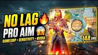 Gameloop Pro Aim Settings 🔥 | Sensitivity + Nvidia Control Panel | No Lag