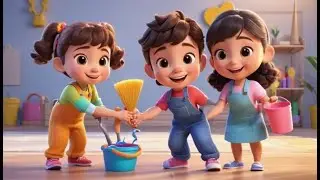 Let&rsquo;s Clean Up the Mess Together | Fun Cleanup Song for Kids | Tidy Up Song for Toddlers