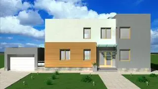 Casa IC 11 Proiect casa cu etaj moderna Bucuresti