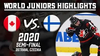 Canada vs. Finland | 2020 WJC Semi-Final | Extended Highlights