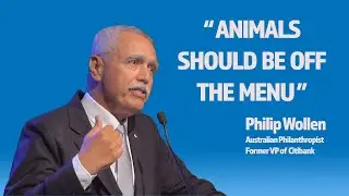 Philipp Wollen gives animal rights speech with powerful videos and music. Must Watch! (Not Graphic)