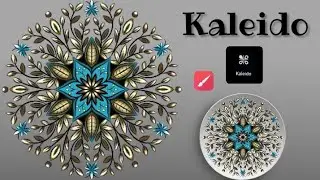 kaleido tool tutorial in infinite painter| mandala design tutorial| infinite painter tutorials