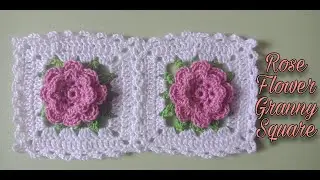 How To Join Rose Flower Granny Squares | Crochet and Me Part 2
