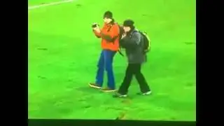Invader at Champions League with CAMERA - FC BASEL vs REAL MADRID