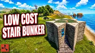You Asked for CHEAP Upkeep… So I Built This Stair Bunker | Rust Solo / Duo Base