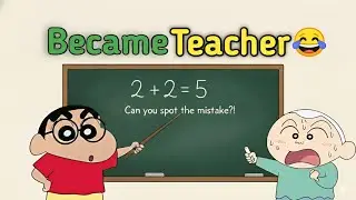 Shinchain and Masao Became a Good Teacher 😂 || Teacher Simulator Funny 🤣