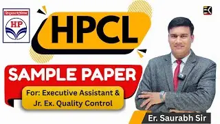 HPCL Jr. Executive 2025 Sample Paper OUT | Quality Control & Executive Assistant का असली Exam Level!