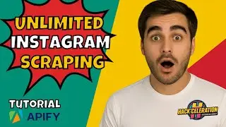 Unlimited Instagram Scraper with Apify ⚡️ (Complete Tutorial, Cookies, No-Code)
