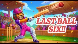 Jungle Cricket Match 🏏🌴  Cartoon Animals Play T20 Style Cricket in a Packed Stadium