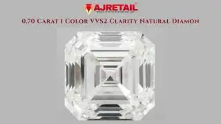 💎 Graceful 0.70 Carat I Color VVS2 Clarity Natural Diamond #naturaldiamonds #ajretail