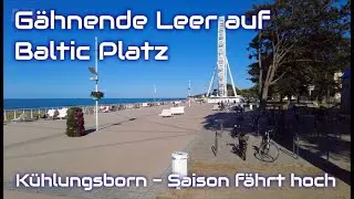 Ungewohnt leerer Baltic Platz - Saison 2023 K&uuml;hlungsborn