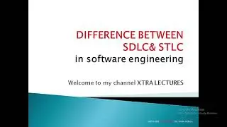 Difference between SDLC & STLC in s/w engineering in Hindi | Quick difference between SDLC & STLC