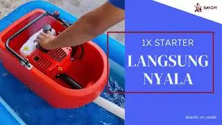 Sedotan Super! Tes Pompa Apung 520 SAICHI | Pompa Apung | Floating Pump | Pompa Irigasi
