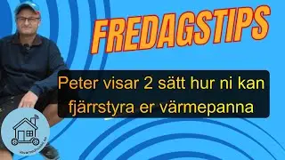 Vill ni kunna fjärrstyra er värmepanna?  Peter visar er 2 olika sätt att fixa det på