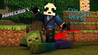 MY FIRST MACHINE!!! | Colony Quest | Minecraft Tekkit Part 3