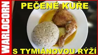 Pečené kuře s tymiánovou rýží
