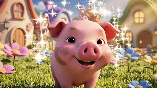 Minecraft Cerdito Peque&ntilde;o Construyendo un Tobog&aacute;n | Canciones Infantiles y Rimas para Ni&ntilde;os