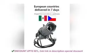 Profile Variable Zoom Ellipsoidal DMX LED for Theatrical Display 100W Mini Surface Studio Gobo Spotl