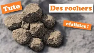 Comment sculpter des rochers réalistes en sable ?