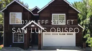 1036 Leff Street, San Luis Obispo, CA 93401 ~Tour this downtown 3 bed 2.5 bath home with Studio ADU