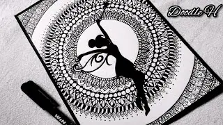 Tinkerbell | Disney princess using mandala art | Doodle H