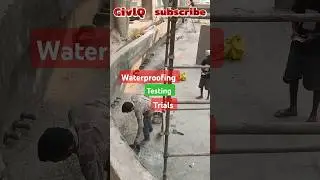 Waterproofing ki testing kaisi hoti h  , importance of testing waterproofing #water #proof #shorts