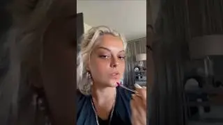 Bebe Rexha x Rare Beauty via instagram  💕 #beberexha #popstarlife #glam