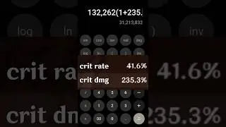 how to calculate crit damage #genshinimpact #shorts