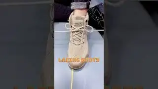 Stop Lacing Your Boots Like Everyone Else #shoelacetying #bootshoes #boots #shoelaces #footcomfort