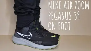 Кроссовки Nike Running Air Zoom Pegasus 39 Shield Black And Volt | Подробный обзор