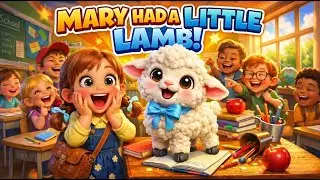 У Мэри был маленький ягненок | Лучшие 3D детские песенки и стишки