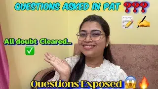 Questions asked in PAT exam (VFA) | All Doubt clear ✅ #vfa #veterinary @BarashaDass