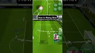 How to skill : Rising Shot 🔥 by A. Tchouameni / efootball 2024 #efootball #efootball2024