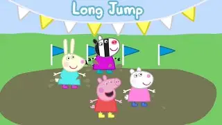 Peppa pig long jump #peppapigenglish #peppapigofficialchannel #peppapigfunny #peppapig #hippo