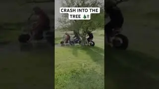 #coleman #bt200x #minibike #racing #crash