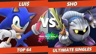 Smash Ultimate Tournament - Lui$ (Sonic, Dr. Mario, Greninja) Vs. CL | Sho (MK) Splat Bros SSBU T 64