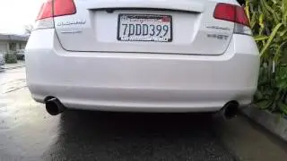 2010 Legacy 2.5GT Nameless Axleback sound clip