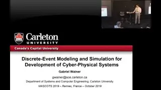 Gabriel Wainer at IEEE MASCOTS - 2019, 0ctober